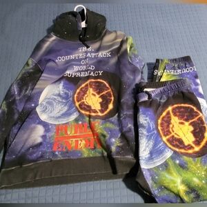 Supreme UNDERCOVER/Public Enemy Hooded Set